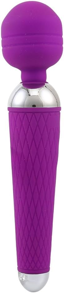 KHkexia 10 Speeds Multi-Speed Electric Massager Cordless Rechargeable Waterproof Silicone Therapeutic Massage Handle…