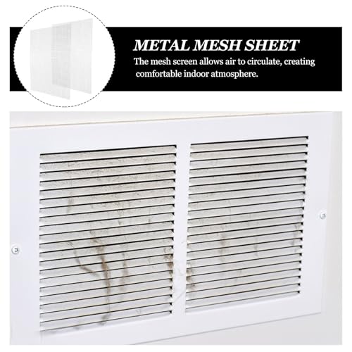 Malla metálica para ventilación de acero inoxidable Mipcase, pack de 2 piezas 8