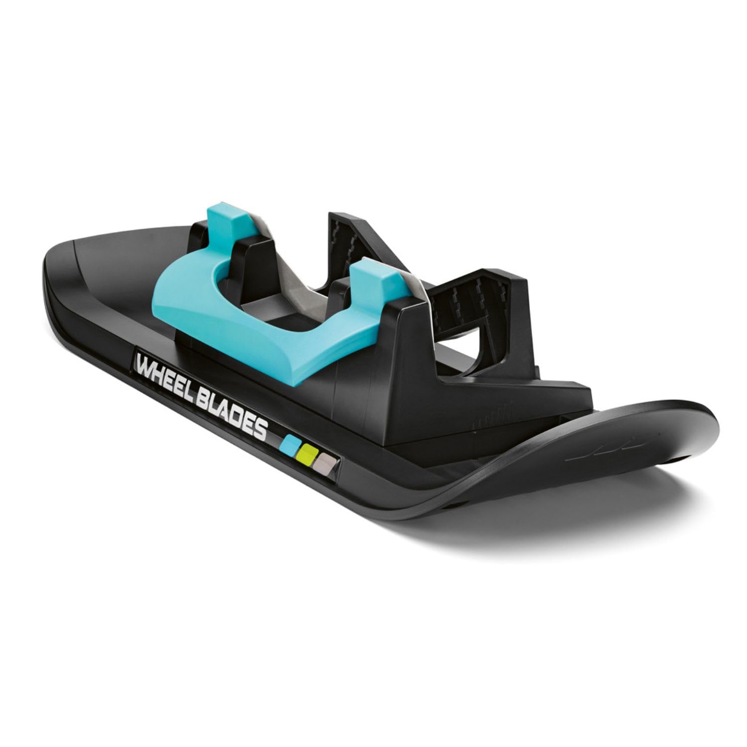 Ossenberg WHEELBLADES XL – (1 Stück) - Schneekufen für Kinderwagen, Rollatoren und Fahrradanhänger – Ski Kufen mit patentiertem Schnellverschluss – für sichere Winterausflüge