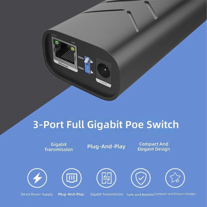Il porto dei commutatori di POE di gigabit 3 sostiene IEEE802.3Af/at veloce 1000Mbps standard