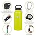 Healthy Human Stainless Steel Water Bottle | Double Walled Vacuum Insulated Water Thermos for Adults | Eco-Friendly Travel Bottles with Leak Proof Lid (Mojito, 32 oz/ 946 ML)