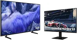 Samsung Vision AI TV 43" QLED 4K QEF1 2025 + Monitor Gamer Samsung 27" FHD 100Hz