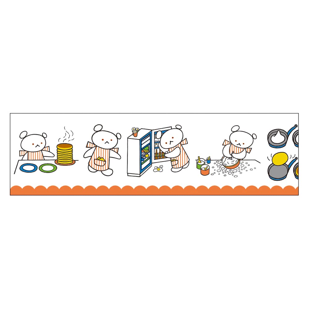 Amazon | 学研ステイフル こぐまちゃん マスキングテープ 透明 幅30mm