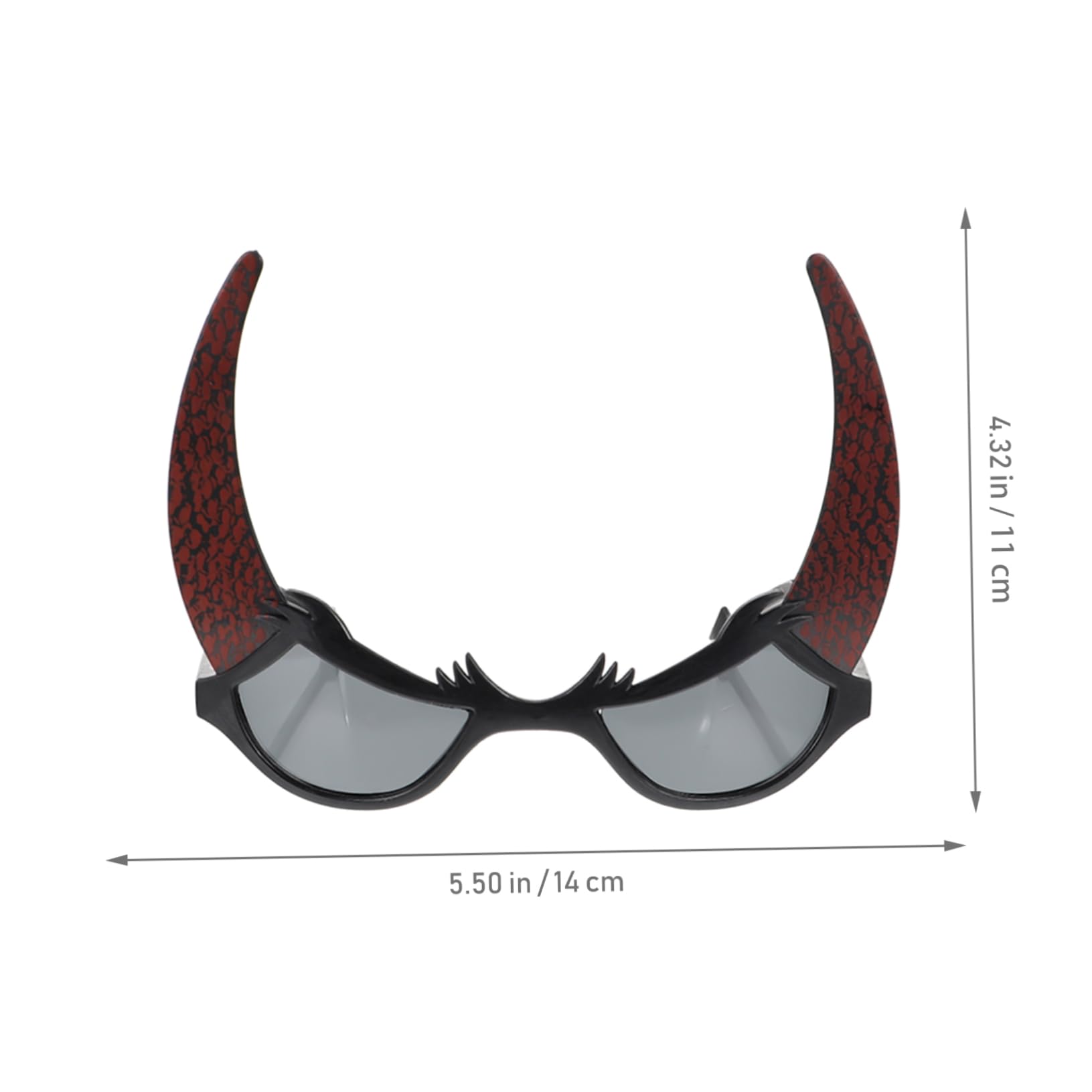 FOMIYES Halloween Party Glasses 4pcs Carnival Glasses Set Perfect for and Photo Props