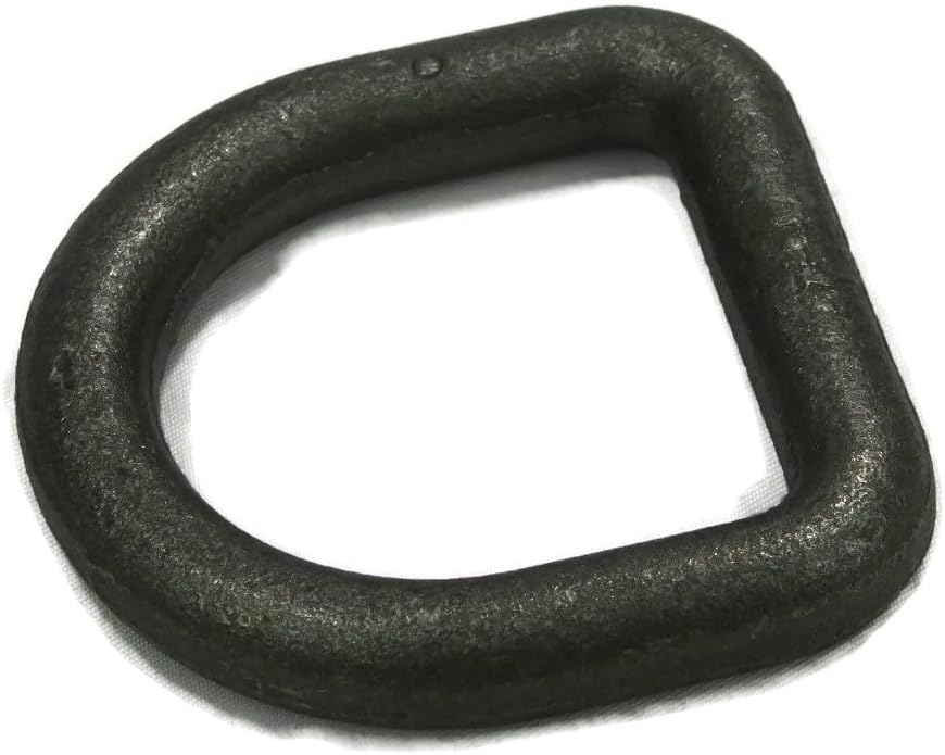 The ROP Shop 12-Pack 3/8" Steel D Rings & Clips Tie Down Rope Chain for Truck Trailer Camper
