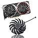 Dotodo Ventilateur de refroidissement pour carte graphique PLD10010S12HH 95 mm DC12 V 0,40 A RTX3060 RTX3070 VGA pour MSI RTX 3070 3060 3060Ti VENTUS 2X OC