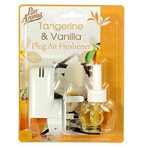 Pan Aroma White Plug In Air Freshener Tangerine & Vanilla