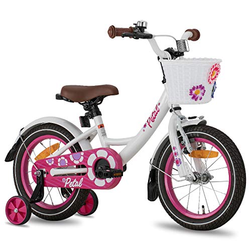 Hiland Kinderfahrrad Mädchen 3+ Jahren Space Shuttle Fahrrad 14 Zoll...