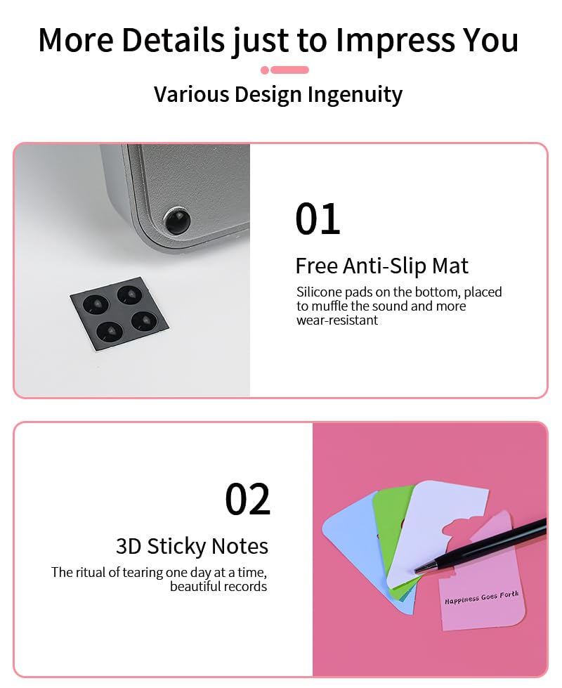 Memo Pad - 3D-kalender 2025 | 3D-afscheurkalender 2025