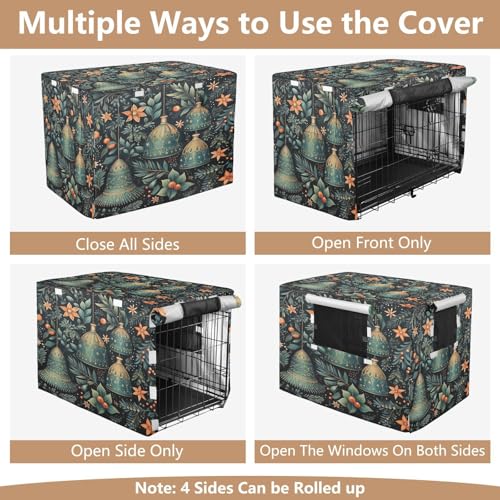 Housse de cage chien imperméable et résistante aux intempéries
