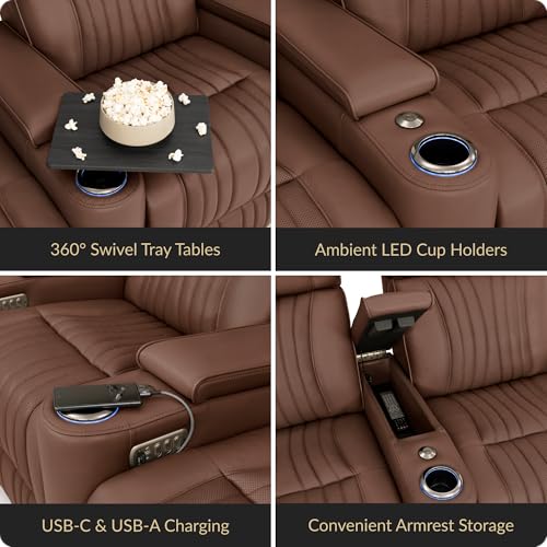 Luxury home cinema recliner seats