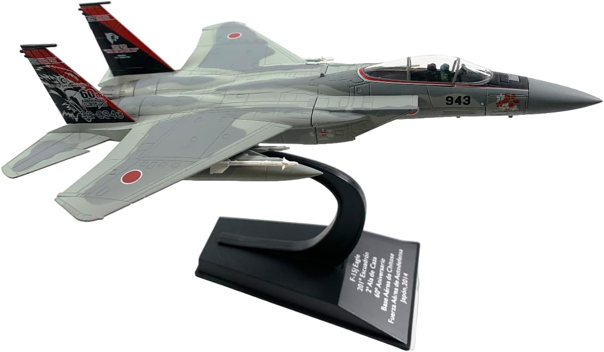 OPO 10 - 1/100 Military Fighter Aircraft Compatible with F-15J Eagle JASDF 60th Anniversary 201st SQ 2014 - Chitose Air Base - CP15 (R)