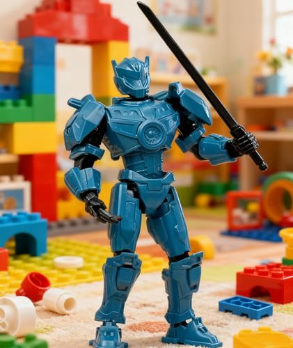 Image of INOCEAN Action Figure, Dummy 13 Action Figure Toys, 3D Printed Action Figures, Fully Articulated Robot Toy, High Degree&Freedom Action Figures, 3D Printed Toys for Desktop Decor&Game Lovers