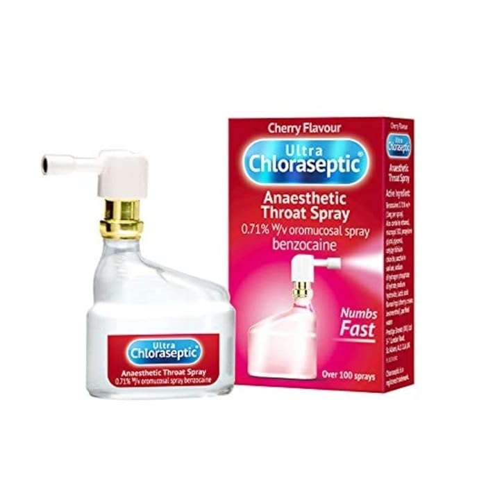 Buy Ultra Chloraseptic Anaesthetic Throat Spray, 15 ml, Cherry Flavour
