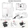 Infant Safety Outlet Lock Box, wall Outlet Lock Box, Lock Box for Electrical outlets with outlets, Easy to Install, Accommodates Most Plugs and adapters 4.95 X 3.35 X 2.56 or Smaller