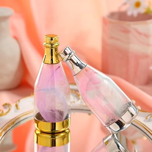 Miniatura 9 de Gadpiparty 20pcs botella botella de caramelo caja de dulces de boda regalo de despedida de soltera envases de vino de plástico mini biberón para