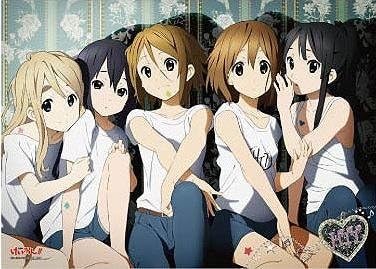 Amazon けいおん タペストリー B 放課後ティータイム タンクトップ サイズ 唯 澪 律 紬 梓 K On おもちゃ おもちゃ