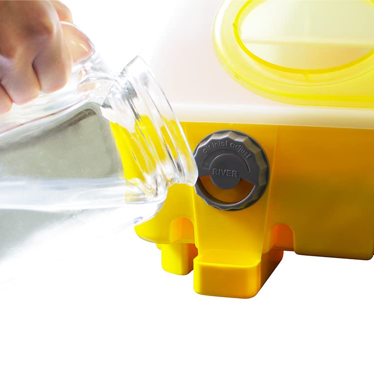 Incubadora de huevos digital ET49 SUPER con motor de giro OVOMATIC y con aditivo antibacteriano Biomaster™ - River Systems - capacidad 49 huevos de tamaño mediano o 196 pequeños