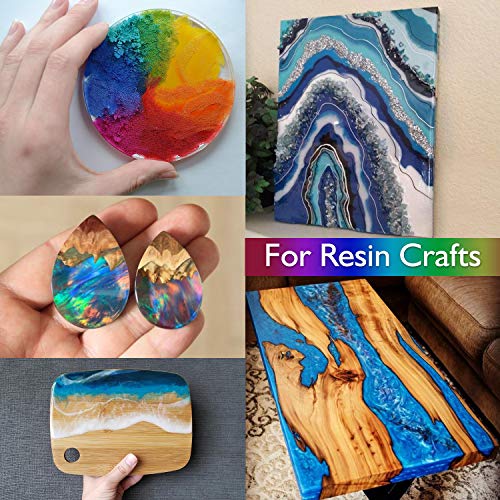 24 Color Mica Powder- Epoxy Resin Dye -Bath Bomb Dye Powder - Soap Making Colorant - Lip Gloss- Powdered Pigments Set for Makeup, Resin Jewelry, Craft Projects(0.18 oz Each Color) - Thumbnail 5
