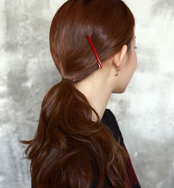 HLLMX 7 PCS Alligator Hair Clips - Duckbill Hair Pins, Duck Teeth Hair Barrettes, Alloy Bobby Pins in Solid Colors for Women and Girls - Image 5