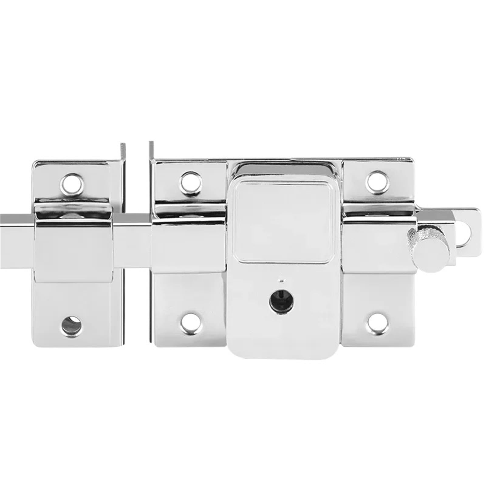 Gate Bolt Door Bolt Garden Iron Fireproof Lock Plug Anti-Theft Non-Mechanical Latch Security Guard Accessories(2900CR Open Left)