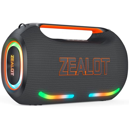ZEALOT Loud Portable Bluetooth Speaker, Update 350W Max Loud...