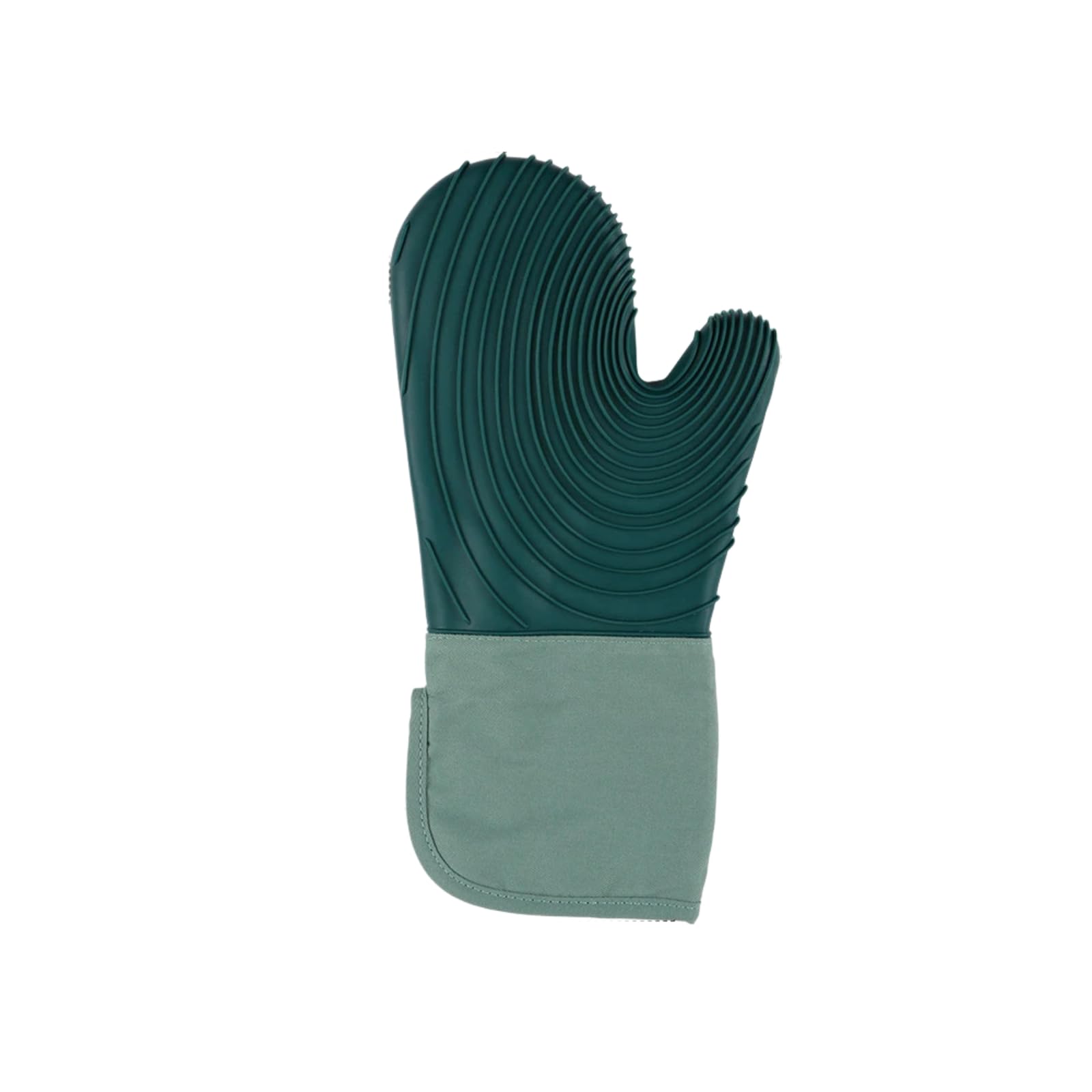 2PCS Silicone & Cotton Insulated Oven Mitts for Microwave & Baking
