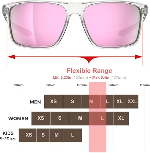 Miniatura 10 de EAZYRUN Gafas de sol polarizadas HD para mujeres y hombres, para correr, ciclismo, pesca, conducción, senderismo y al aire libre