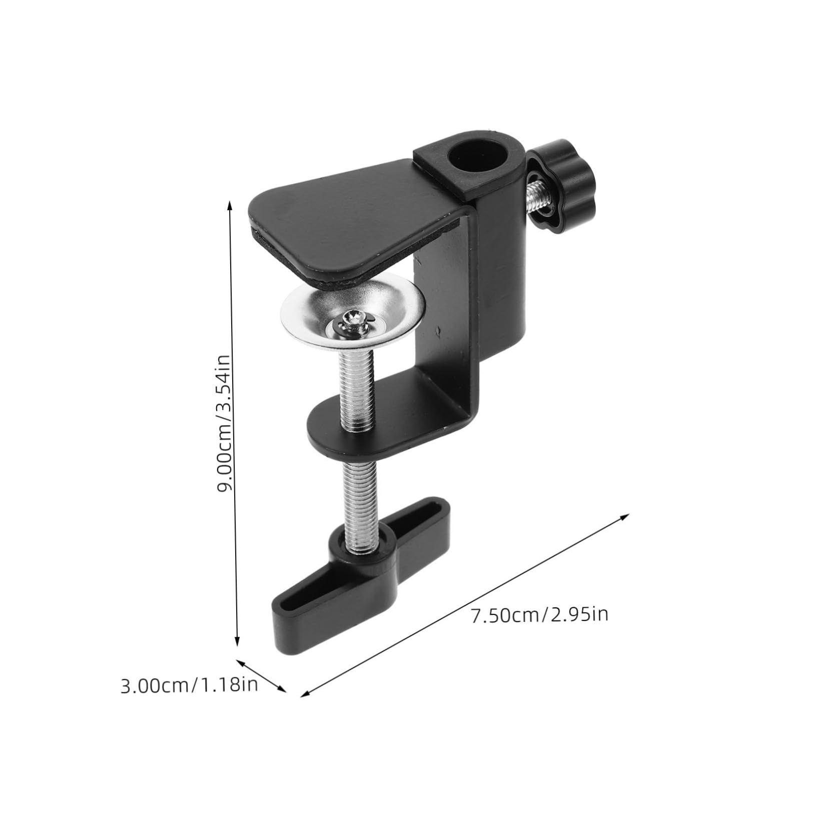 Uonlytech Desk Clamp Mounting Bracket Woodworking Table Clamp Strong Grip for Mounting