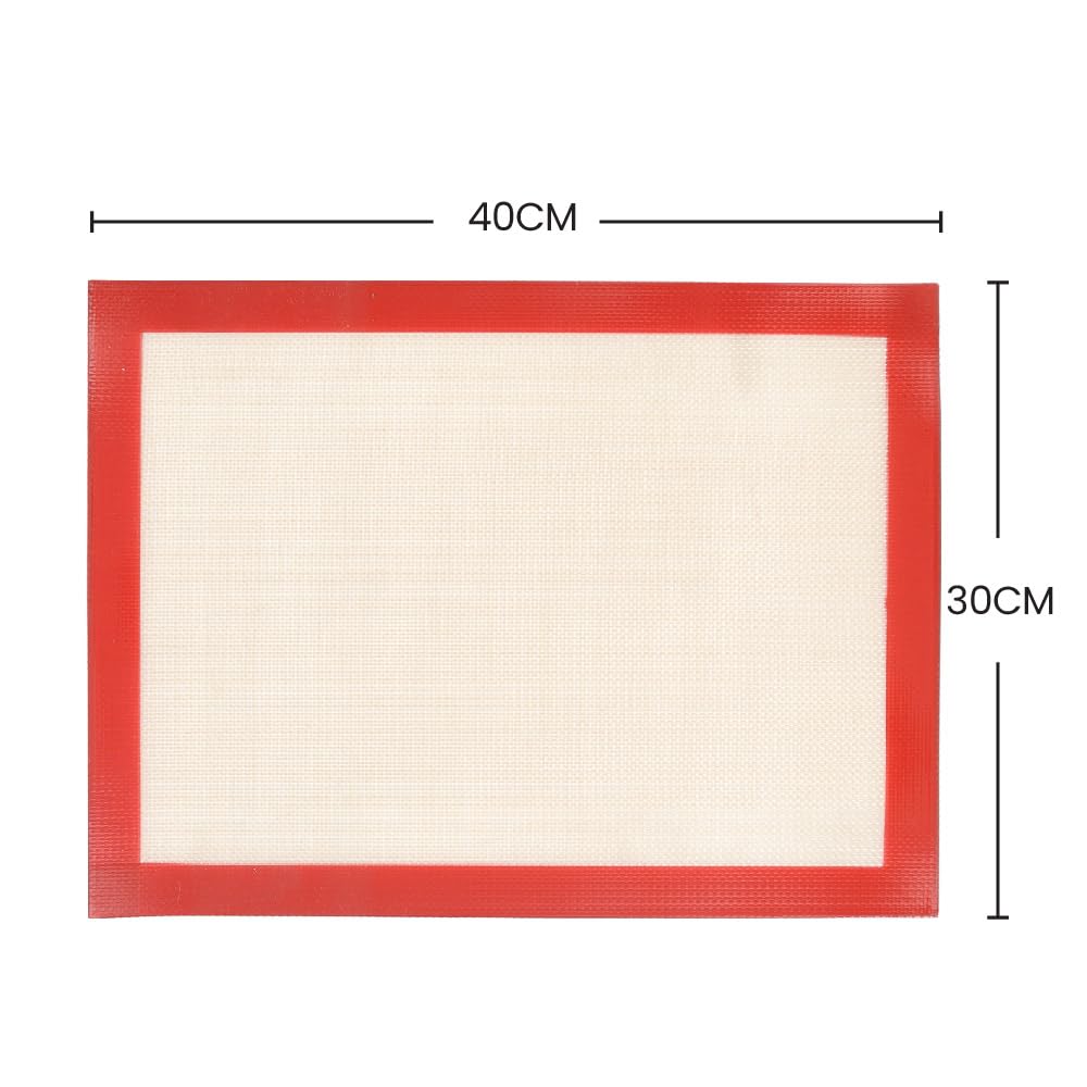 NoStik 1BBB650 Silikon-Backmatte (halbe Größe), Braun