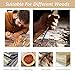 12 Pieces Wood Chisel Set,Home Wood Carving Tools With Steel Hammer End, Professional Wood Gouge Turning Tools For Craftsman Carpenter Beginners, For Precision Carving & Diy Projects