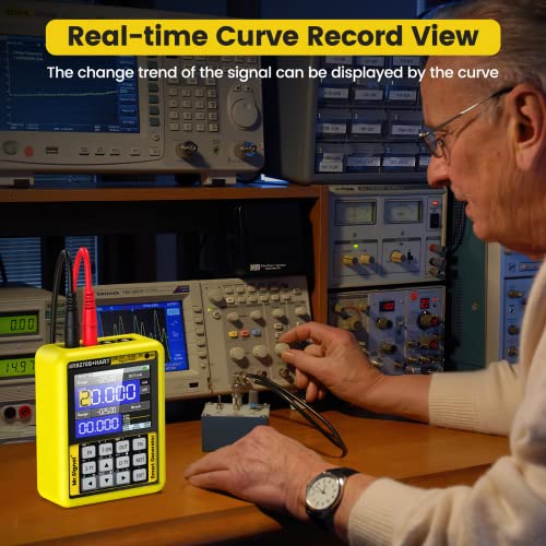 Image of SEESII MR9270S+HART 4-20mA Signal Generator: Current Voltage Adjustable Analog Simulator, Function Generator, Real-time Curve, Historical Record,PT100 Thermocouple Pressure Transmitter Recorder