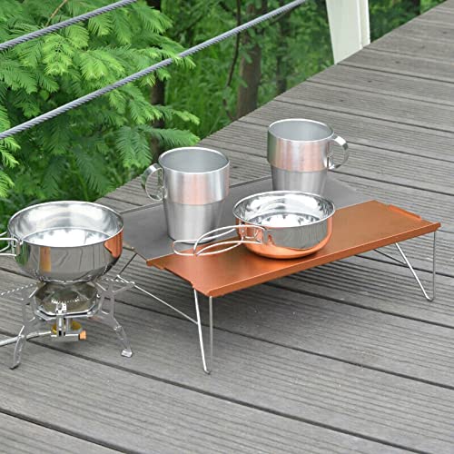 Table de camping pliante en alliage d'aluminium haute résistance