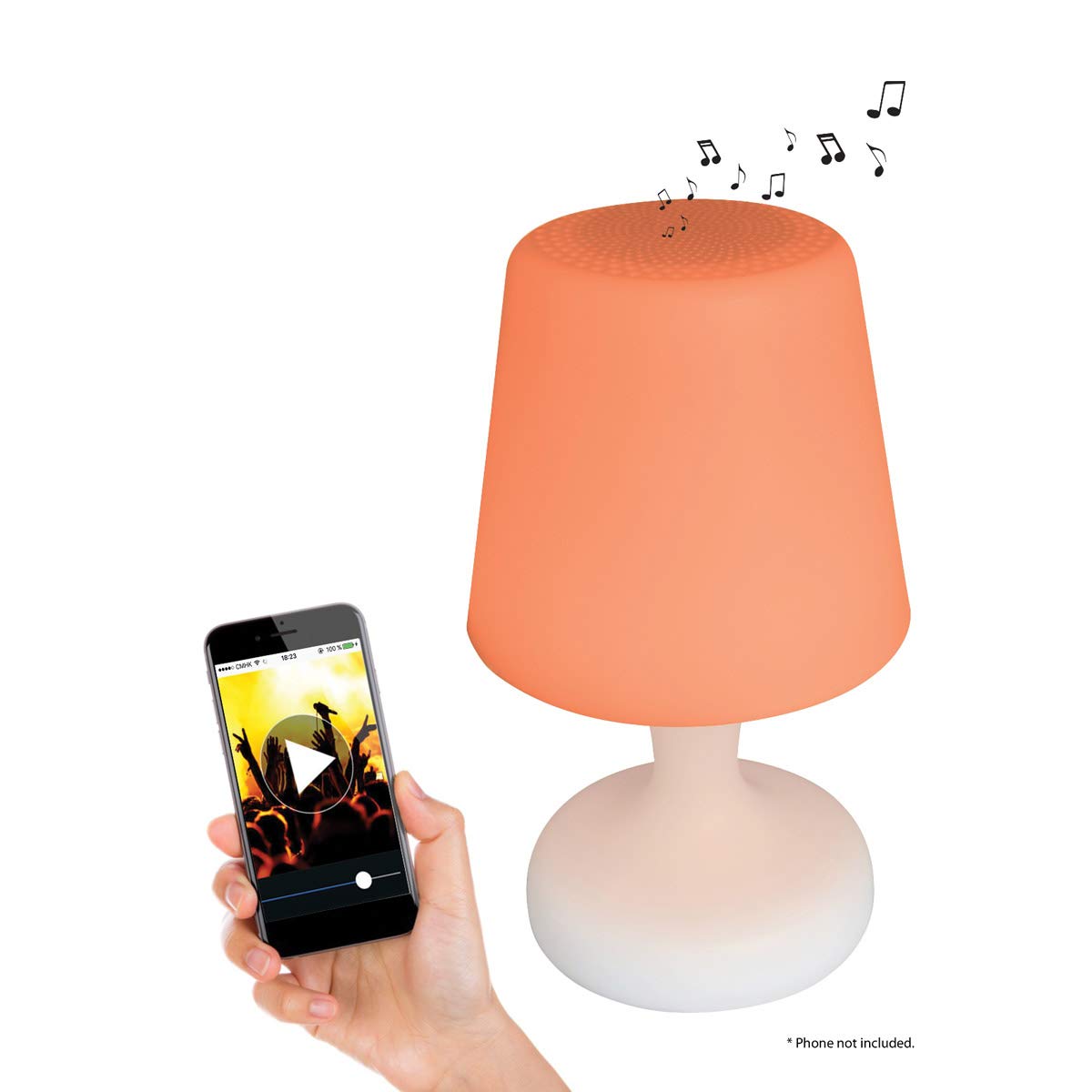 Lexibook, Lámpara LED Decotech con Bluetooth, BTL035