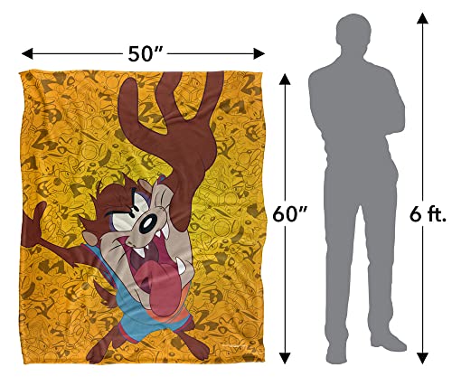 SPACE JAM 2 Silky Touch Kuscheldecke, superweich, 152 x 127 cm