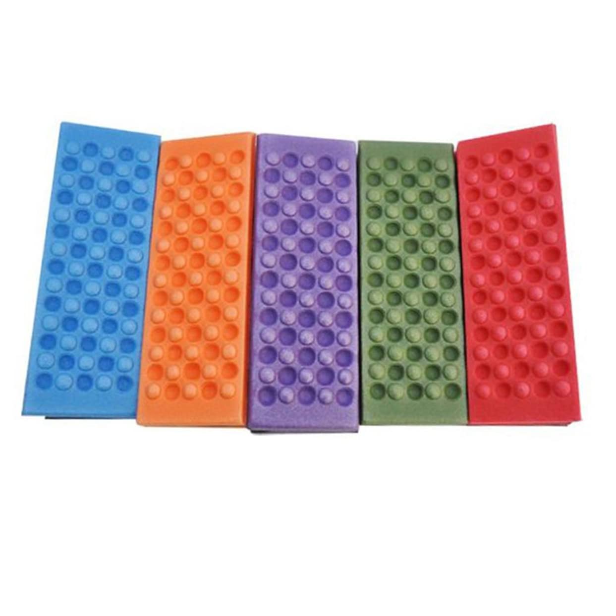 VANZACK 2pcs Lightweight Folding Camping Pad Removable Mats Waterproof Seat Cushion for Outdoor Activities