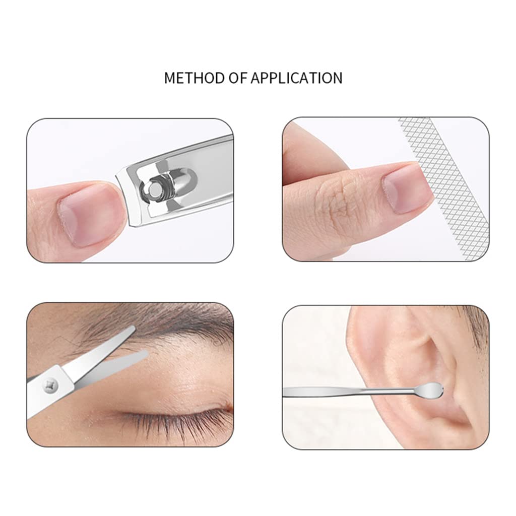 YS0911 Fingernail Scissors Nail Care Kit For Women Travel Clear Manicure Nails Manicure Pedicure Set Nail Cutters For Nail Tips Manicure Pedicure Set Professional Kit