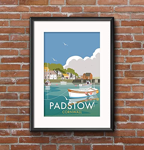 Image of Vintage Cornwall Padstow Railway Advertising Poster Wall Art Print A4 & A3 (A4)