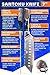 Dalstrong Santoku Knife - 7 inch - Valhalla Series - 9CR18MOV High Carbon Steel - Vegetable Knife - Celestial Resin & Wood Handle - Asian Cooking Knife - Premium Kitchen Knife Gift- w/Leather Sheath