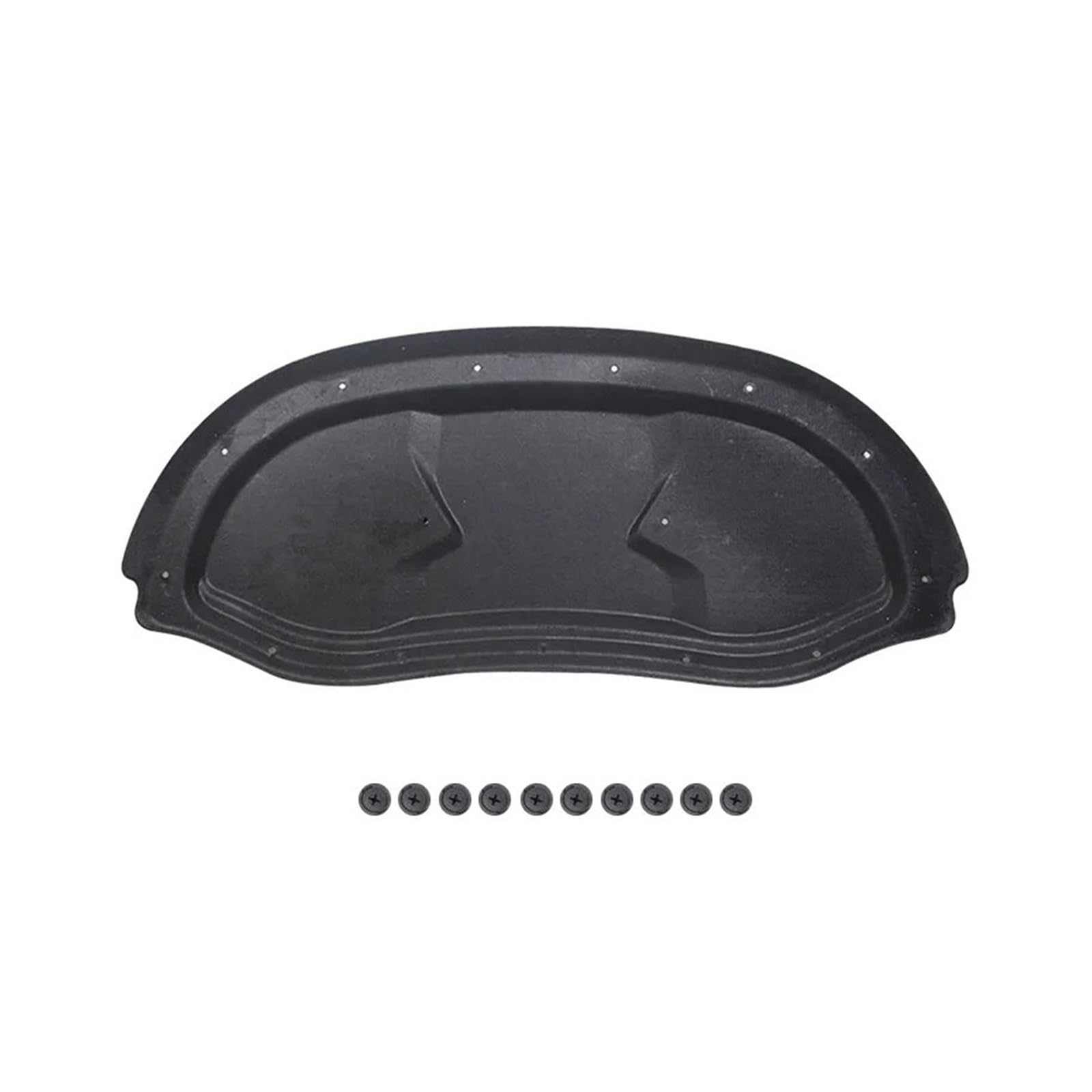 Wuqqxxqcm Black A Compatible For Skoda Kodiaq 2017- 2022 Front Engine Hood Insulation Cotton Pad Soundproof Heat Insulation Mat Cover Auto Accessories(Black A)