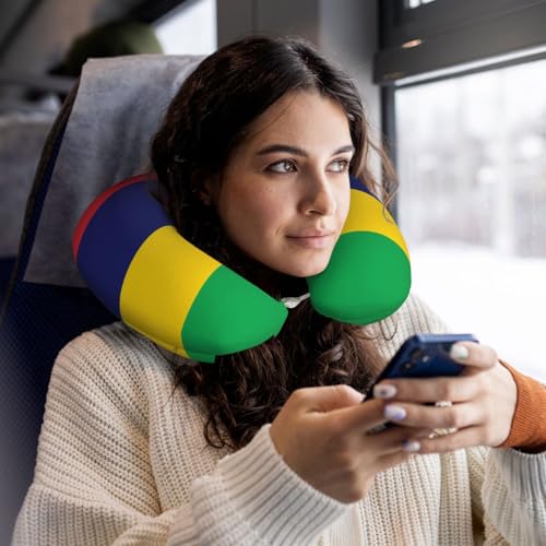 Almohada de espuma viscoelástica tamaño viaje cervical miniatura 5