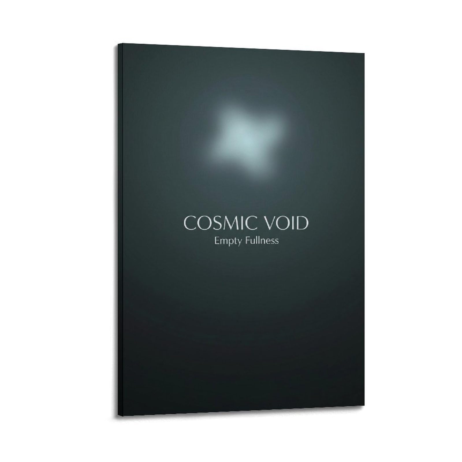 XKUGA Zen Space Poster Cosmic Void Empty Universe Meditation Silence Modern Decorative Canvas Prints - Ideal Wall Art for Family, Man Cave, Game Room, Boys & Girls Bedroom 20x30inch(50x75cm)