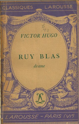 Ruy Blas drame [French] B003MQPLXA Book Cover