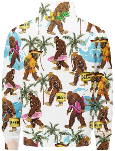 DOOPCCOR Men Track Suits Sets 80s outfit for men tracksuits sweatsuits 2 Piece sets Zip Casual Jogging 2 Knit Beanie3