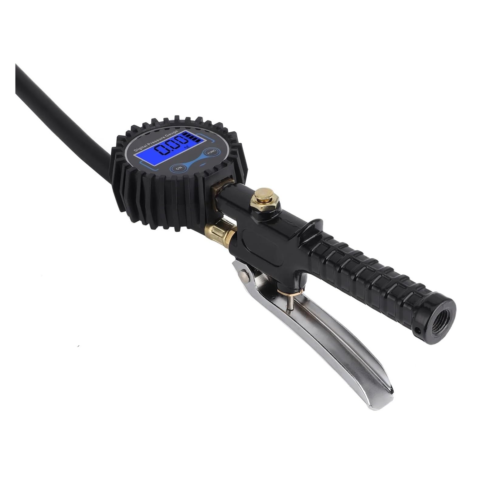 Manometro Digitale per Pressione Pneumatici Gonfiatore Digitale for manometro della Pressione dei Pneumatici L+C+D da 200 PSI for gonfiaggio rapido, Strumento Manuale for Auto