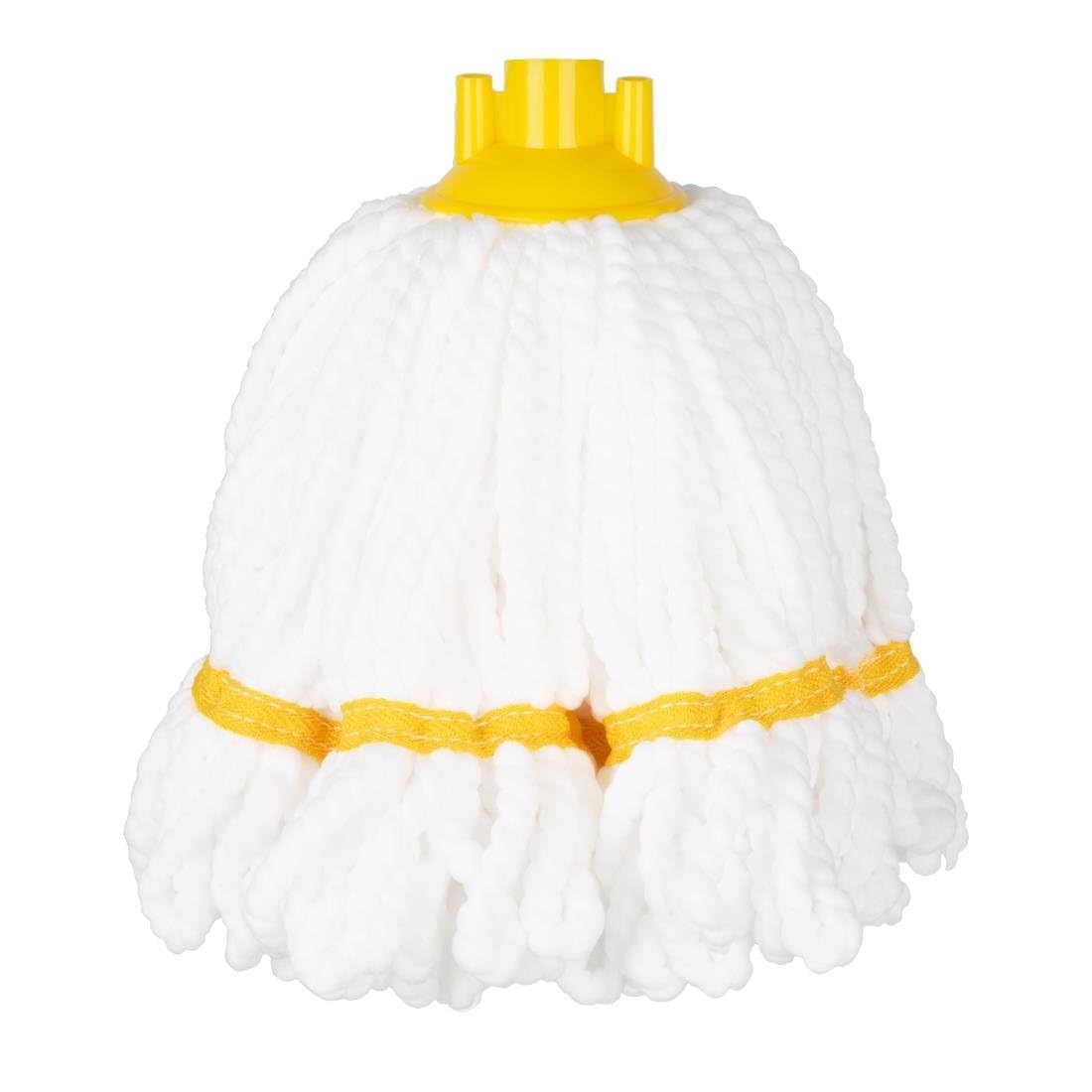 Jantex Microfibre Mop Head Yellow Stripe, 150 g