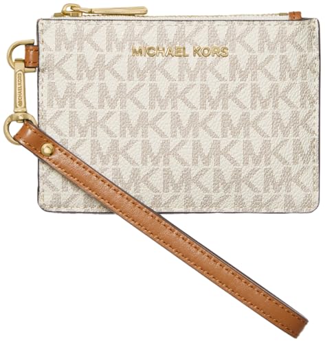Michael Kors Bolsa pequena para moedas Mercer, Baunilha, One Size