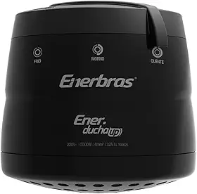 Enerbras Chuveiro Elétrico Enerducha up 5500w/220v 3 temperaturas Preta