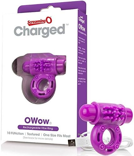 SCREAMING O ANILLO VIBRADOR O WOW RECARGABLE LILA : Amazon.es ...