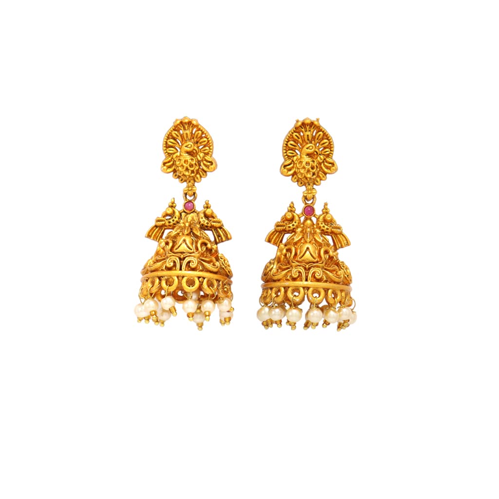 MOONPLUS Peacock Design Traditional Earrings, Thottu/jimikki (B0BHDF5DJD) Amazon Price History, Amazon Price Tracker